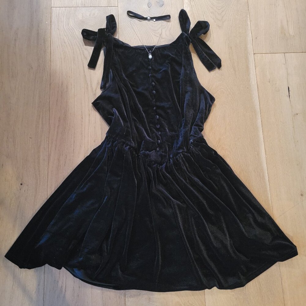 Velvet Black Dress